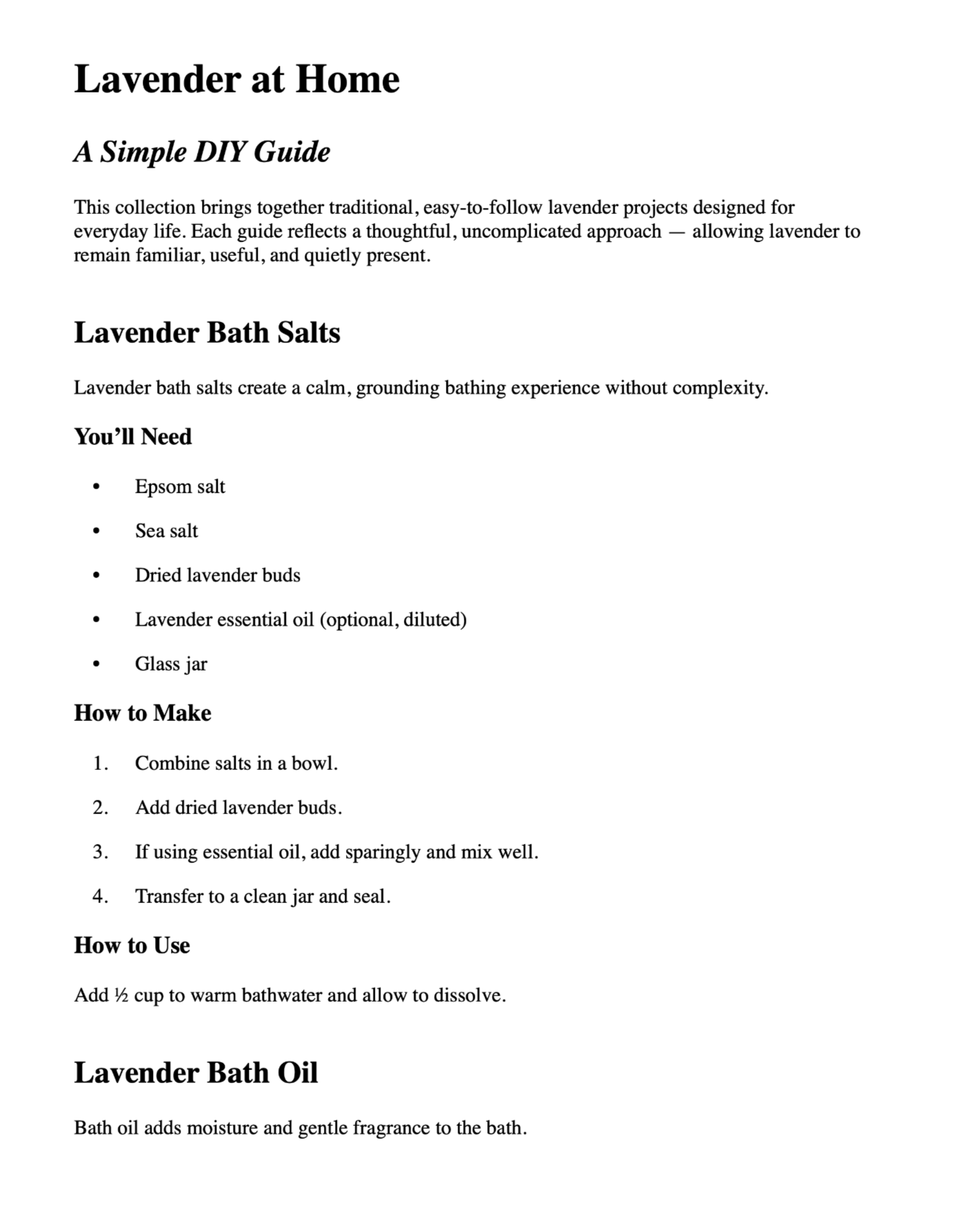 Lavender at Home Starter Pack preview